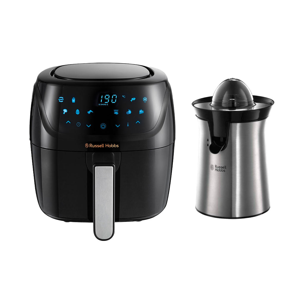 Russell Hobbs Satisfry Air Fryer – 4 Litre Medium + Free Classic Citrus Press